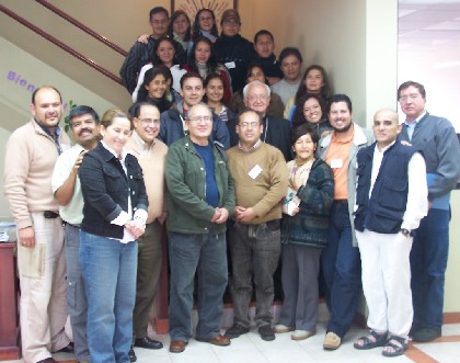 participantes en taller de espiritualidad