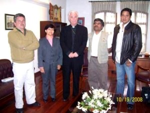 Directivos de la Asociación Católica de Comunicación se reunieron con el Presidente de la Conferencia Episcopal Ecuatoriana