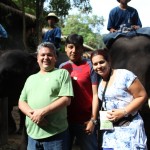 Marcelo Mejía,Mario Tapia y Joan Gámes en Tailandia